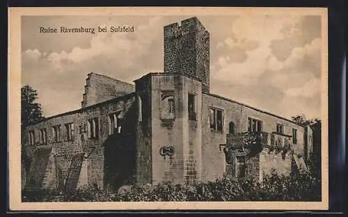 AK Sulzfeld / Baden, Ruine Ravensburg