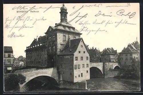 AK Bamberg, Partie am Rathaus