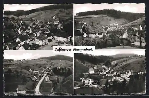 AK Stangenbach, Teilansicht, Strassenpartie, Ortspartie