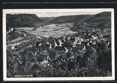 AK Epfendorf a. Neckar, Teilansicht mit Kirche