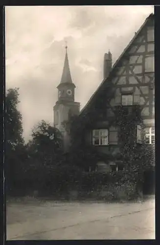AK Fürth i. B., Pfarrhof mit Michaelskirche