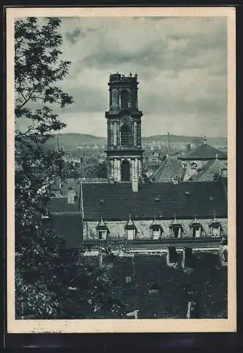 AK Saarbrücken, Blick auf Ludwigskirche