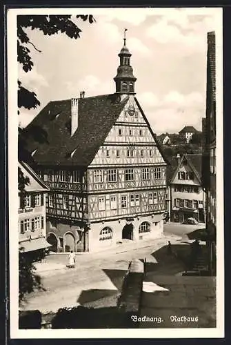 AK Backnang, Blick auf das Rathaus