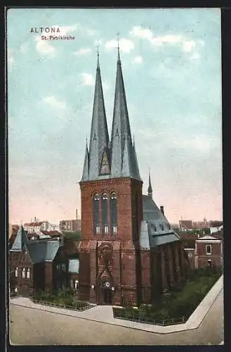 AK Hamburg-Altona, An der St. Petrikirche