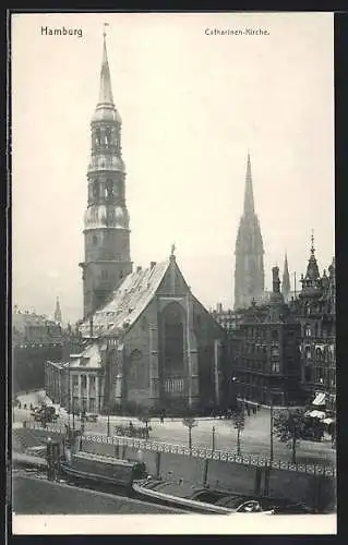 AK Hamburg-Neustadt, die Catharinenkirche