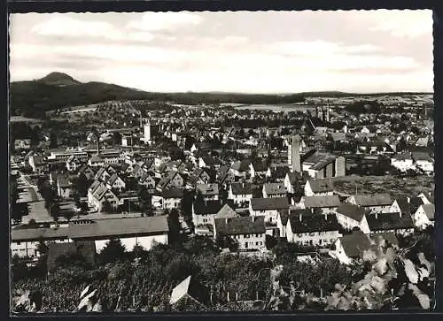 AK Metzingen / Württ., Teilansicht aus der Vogelschau