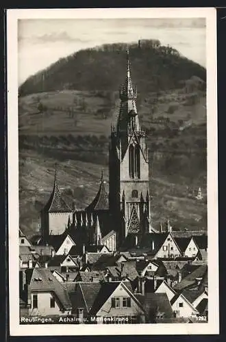 AK Reutlingen, Achalm u. Marienkirche