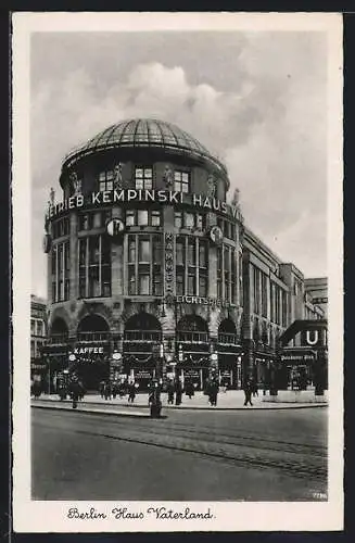 AK Berlin, Ansicht des Hauses Vaterland