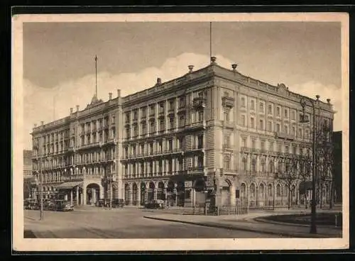 AK Berlin, Hotel Kaiserhof am Wilhelmplatz