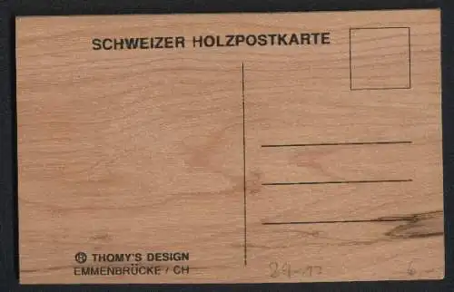 Holz-AK Matterhorn, Ansicht der Spitze