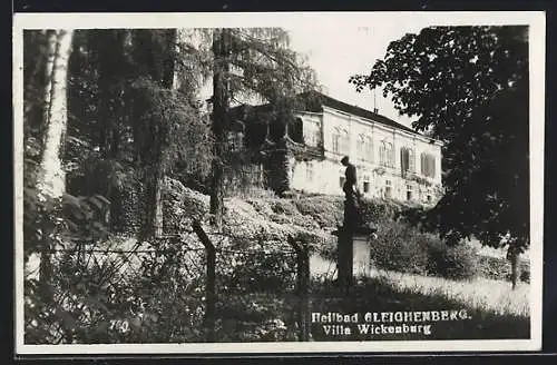 AK Bad Gleichenberg, Villa Wickenburg im Sonnenschein
