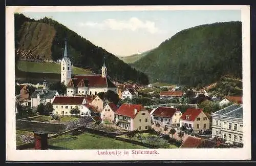 AK Lankowitz /Steiermark, Blick über die Dächer