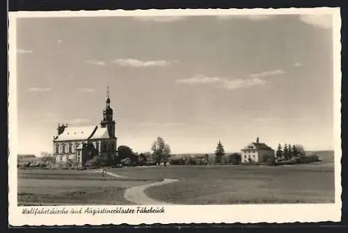 AK Fährbrück, Wallfahrtskirche und Augustinerkloster
