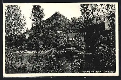 AK Trimberg, Blick auf die Ruine Trimburg
