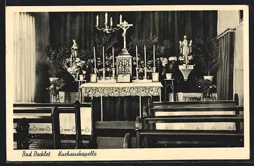 AK Bad Bocklet, Altar in der Kurhauskapelle