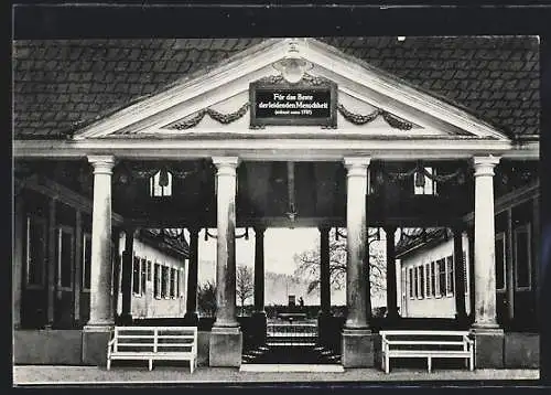 AK Bad Bocklet, Brunnentempel, stärkste Stahlquelle Deutschlands