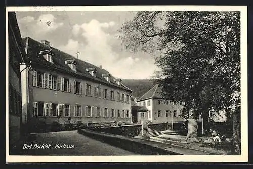 AK Bad Bocklet, Kurhaus, Ortspartie