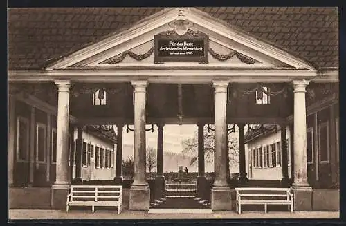 AK Bad Bocklet, Brunnentempel, stärkste Stahlquelle Deutschlands