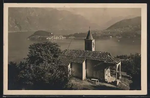 AK Bellagio, Lago di Como, Il Pomontorio di Bellagio visto da S. Martino