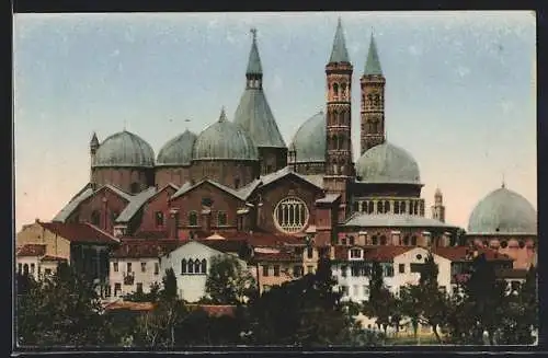 AK Padova, Basilica di S. Antonio vista dalle Mura