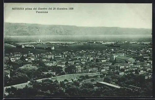 AK Messina, Panorama prima del disastro del 28 dicembre 1908
