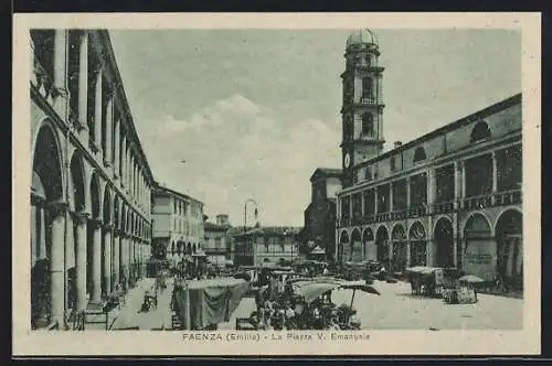 AK Faenza, Emilia, La Piazza V. Emanuele