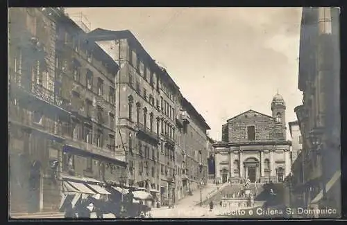 AK Ancona, Piazza Plebiscito e Chiesa S. Domenico