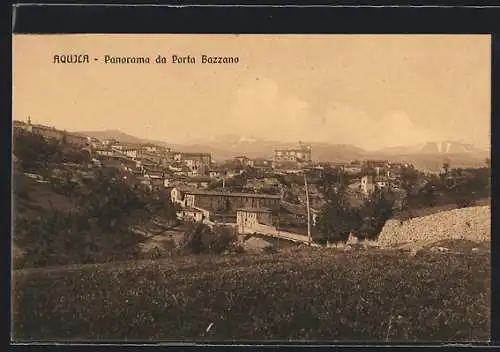 AK Aquila, Panorama da Porta Bazzano