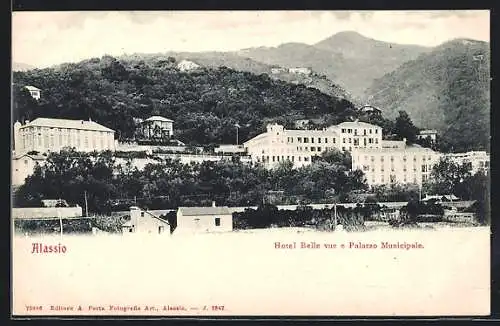 AK Alassio, Hotel Belle vue e Palazzo Municipale