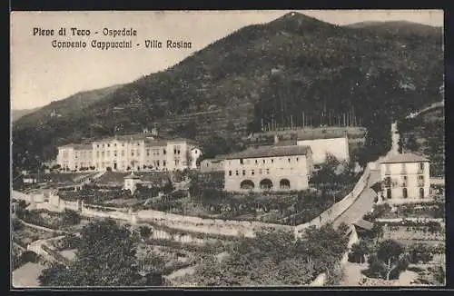 AK Pieve di Teco, Ospedale, Convento Cappuccini & Villa Rosina