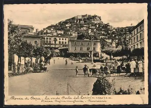 AK Rocca di Papa / Lazio, Piazza Regina Margherita, Panorama