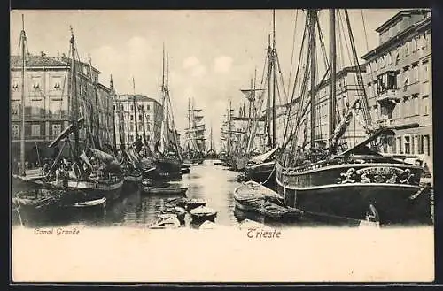 AK Trieste, Canal Grande, Segelboote