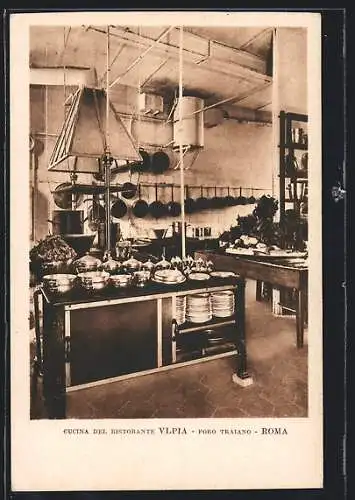 AK Roma, Cucina del Ristorante Ulpia, Foro Traiano