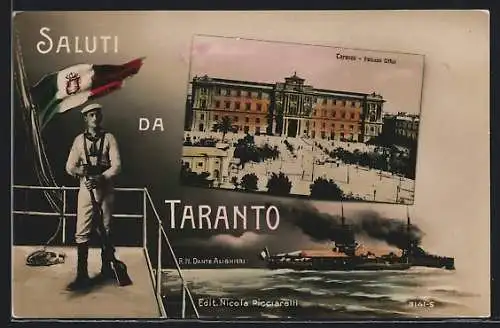 AK Taranto, Palazzo Uffici, RN Dante Alighieri