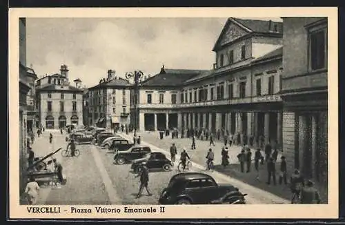 AK Vercelli, Piazza Vittorio Emanuele II