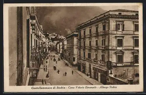 AK Castellammare di Stabia, Corso Vittorio Emanuele, Albergo Stabia
