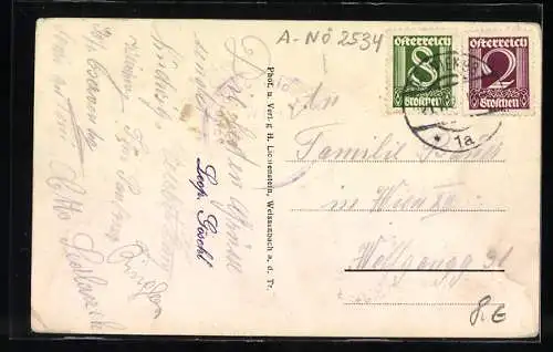 AK Raisenmarkt, Teilansicht mit Kirche