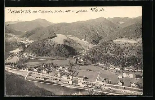 AK Vorderbruck, Gesamtansicht mit Gutenstein