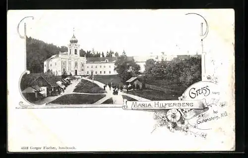AK Gutenstein /N.-Oe., Maria Hilferberg mit Kirche