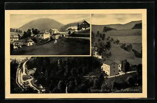 AK Puchenstuben, Gasthaus Aug. Koller, Totalansicht