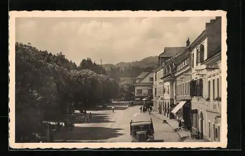 AK Neumarkt /Stmk., Unterer Marktplatz aus der Vogelschau