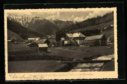 AK Hinternasswald /Nasswald, Wallner`s Alpengasthof Zum alten Wilderer