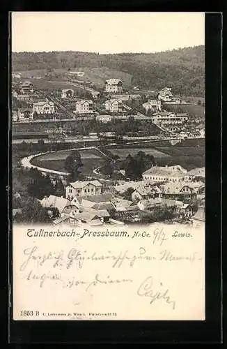 AK Tullnerbach-Pressbaum /N.-Oe., Ortsansicht mit Lawis