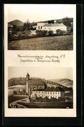 AK Mayerling, Karmelitinnenkloster, Jagdschloss des Kronprinzen Rudolf