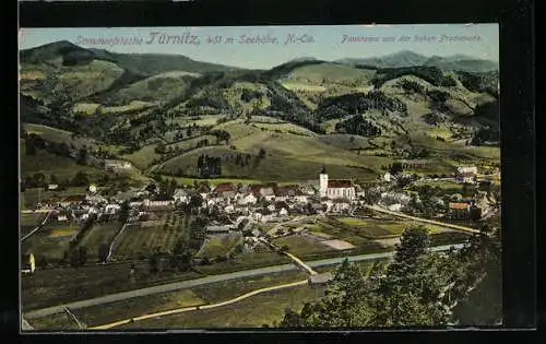 AK Türnitz, Panorama von der hohen Promenade