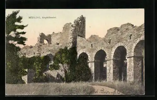 AK Mödling, Blick auf das Amphitheater