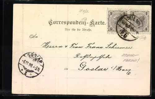 AK Wien, Passanten auf der Stephaniebrücke