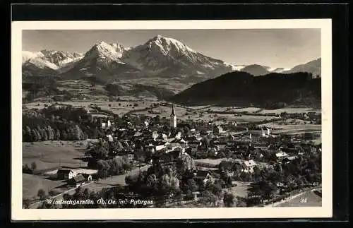 AK Windischgarsten /O.-Ö., Ortsansicht mit Pyhrgas