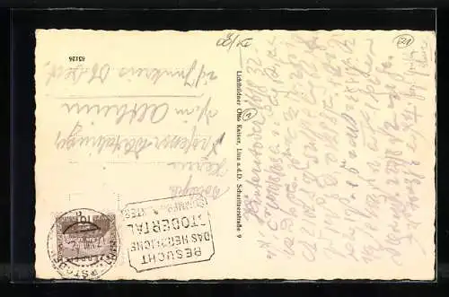 AK Vorderstoder /O.-Ö., Die Kirche gegen die Berge