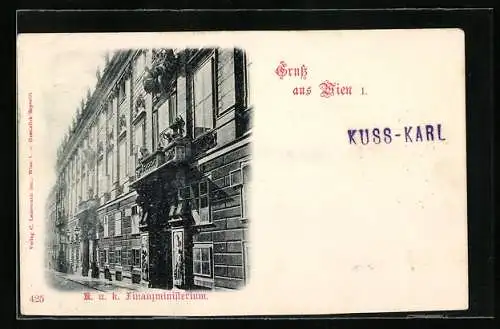 AK Wien, K. u. k. Finanzministerium